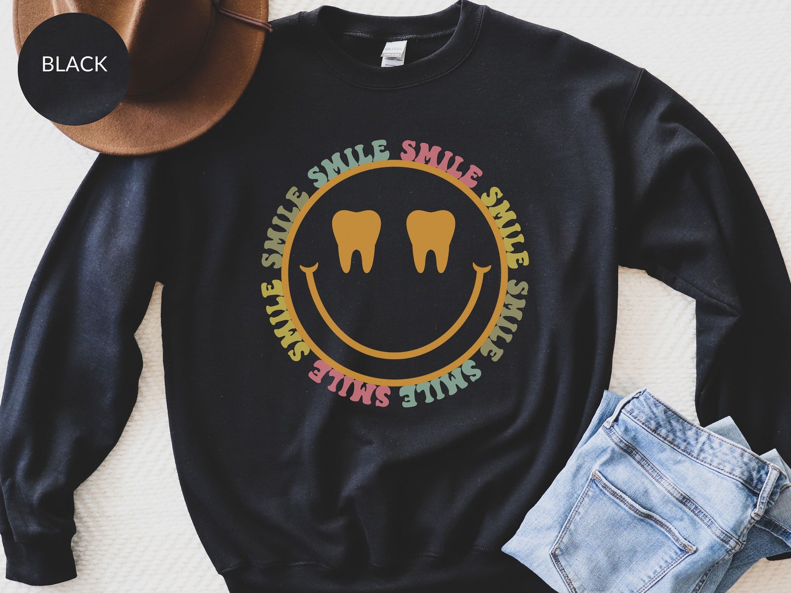 Smile Dental Sweatshirts Dental Christmas Shirt Dental Etsy