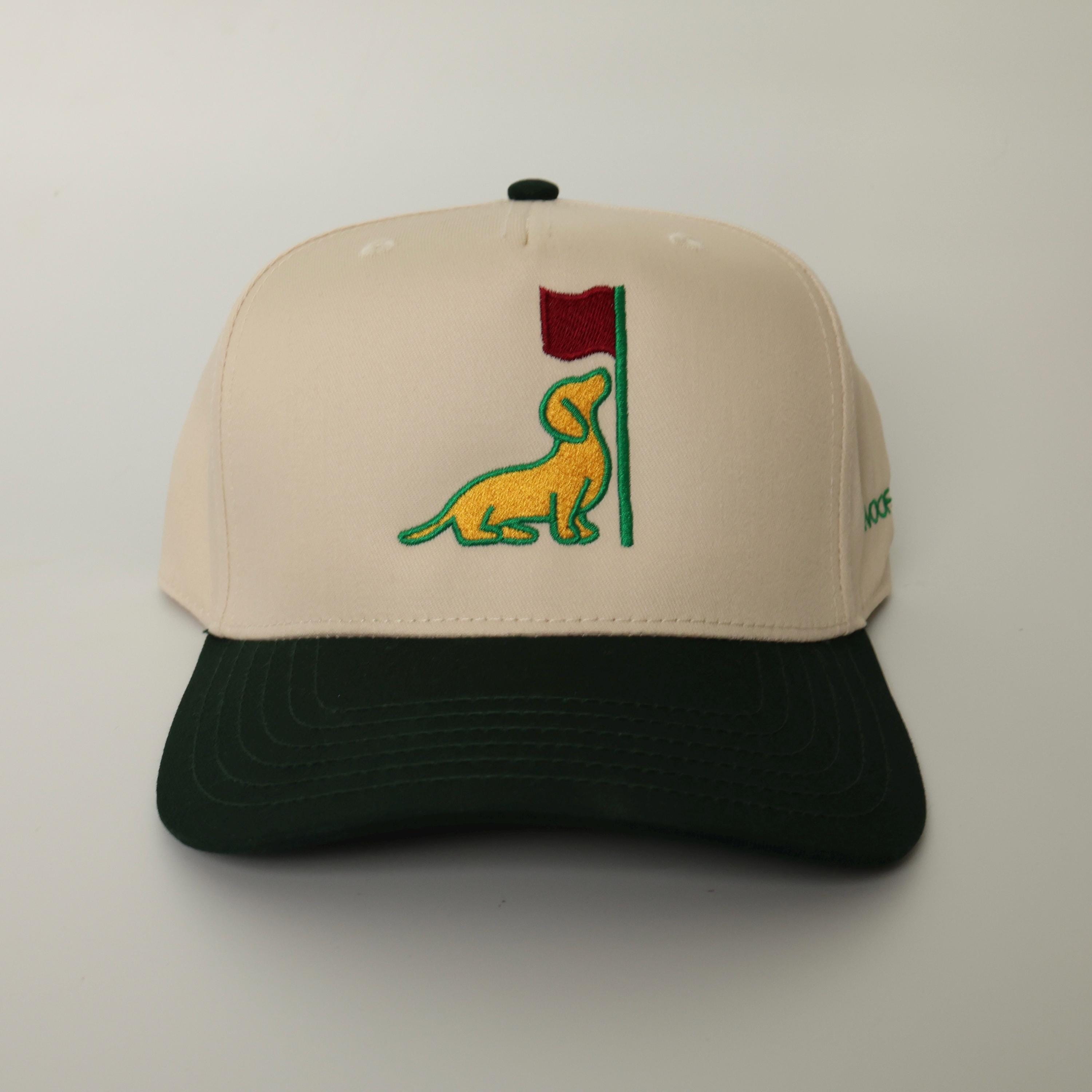 Green Masters Golf Parody Hat Labrador Dog Trucker Cap Mesh Snapback Funny Gift PXL_20230901_031136645.  main image 2
