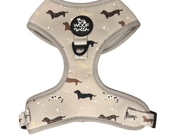 Dachshund Harness Adjustable, Wiener Dog Harness, Cute Doxie Harness, Mini Dachshund Harness, Dachshund Gift, Dachshund Mom Gift