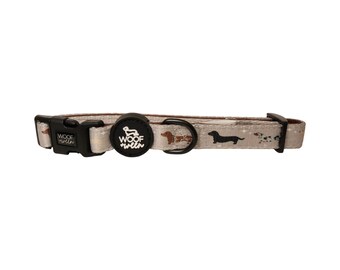 Collar para perro salchicha - WHIMSICAL WEENS, regalo para mamás de perros salchicha, amantes de los perros salchicha