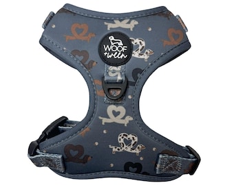 Arnés ajustable para perros salchicha - I HEART DACHSHUNDS