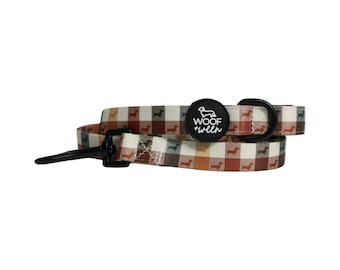 Dachshund Leash - Doxie Plaid