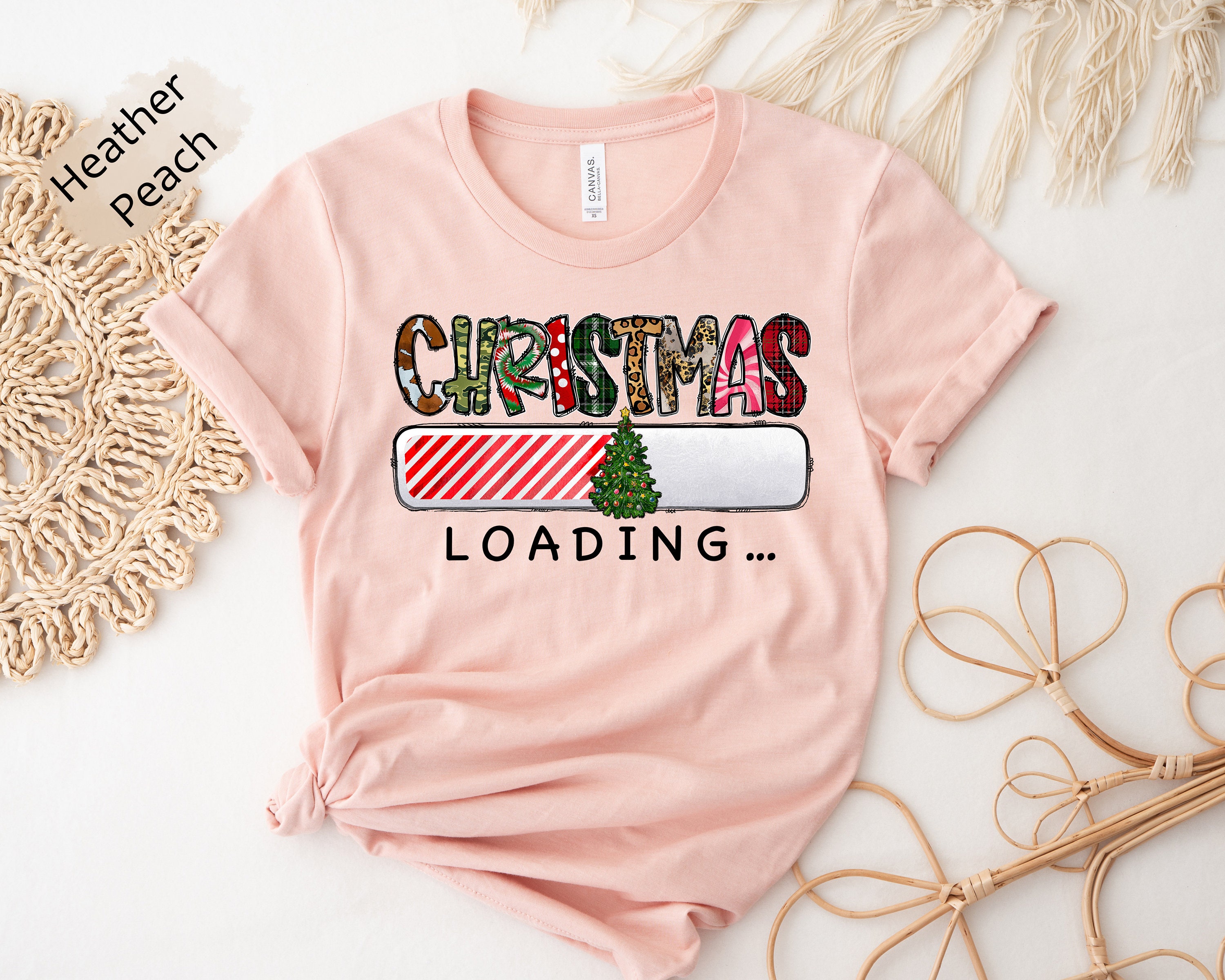 Discover Christmas Loading T-Shirt, Hello Winter Shirt, Christmas shirt