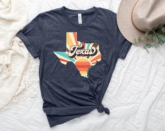 Vintage Texas Shirt, Texas Fan Shirt, Vintage T Shirt, Texas Pride, College Student Gifts, State Shirts, Texas T-Shirt, Texas Cities Shirt