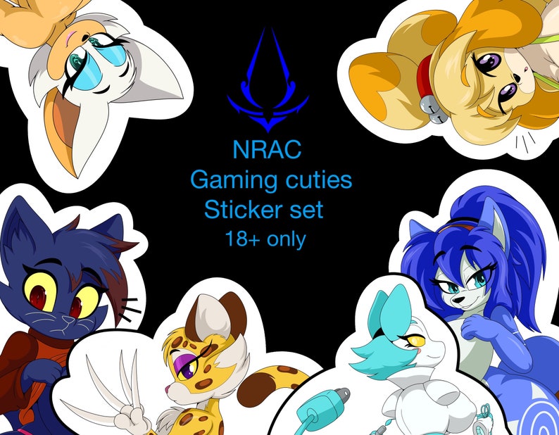 Gaming sticker sets (nsfw) 