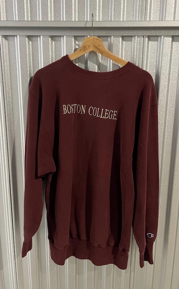 Vintage 90's Boston College Champion Reverse Weave - Etsy