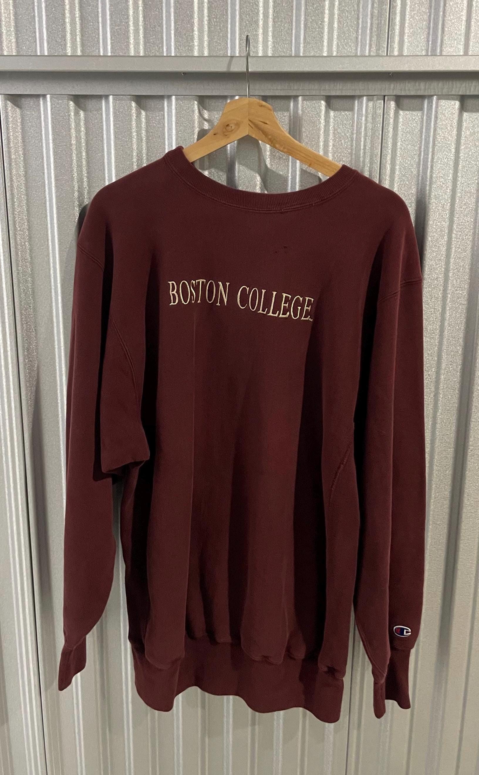 Vintage 90's Boston College Champion Reverse Weave - Etsy