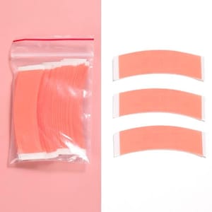 Red Double Sided Waterproof Lace Wigs Tape, C Shapes for Lace Front Wig Toupee, Popular Lace Wig Tape Up To 4 Weeks of Wig Hold