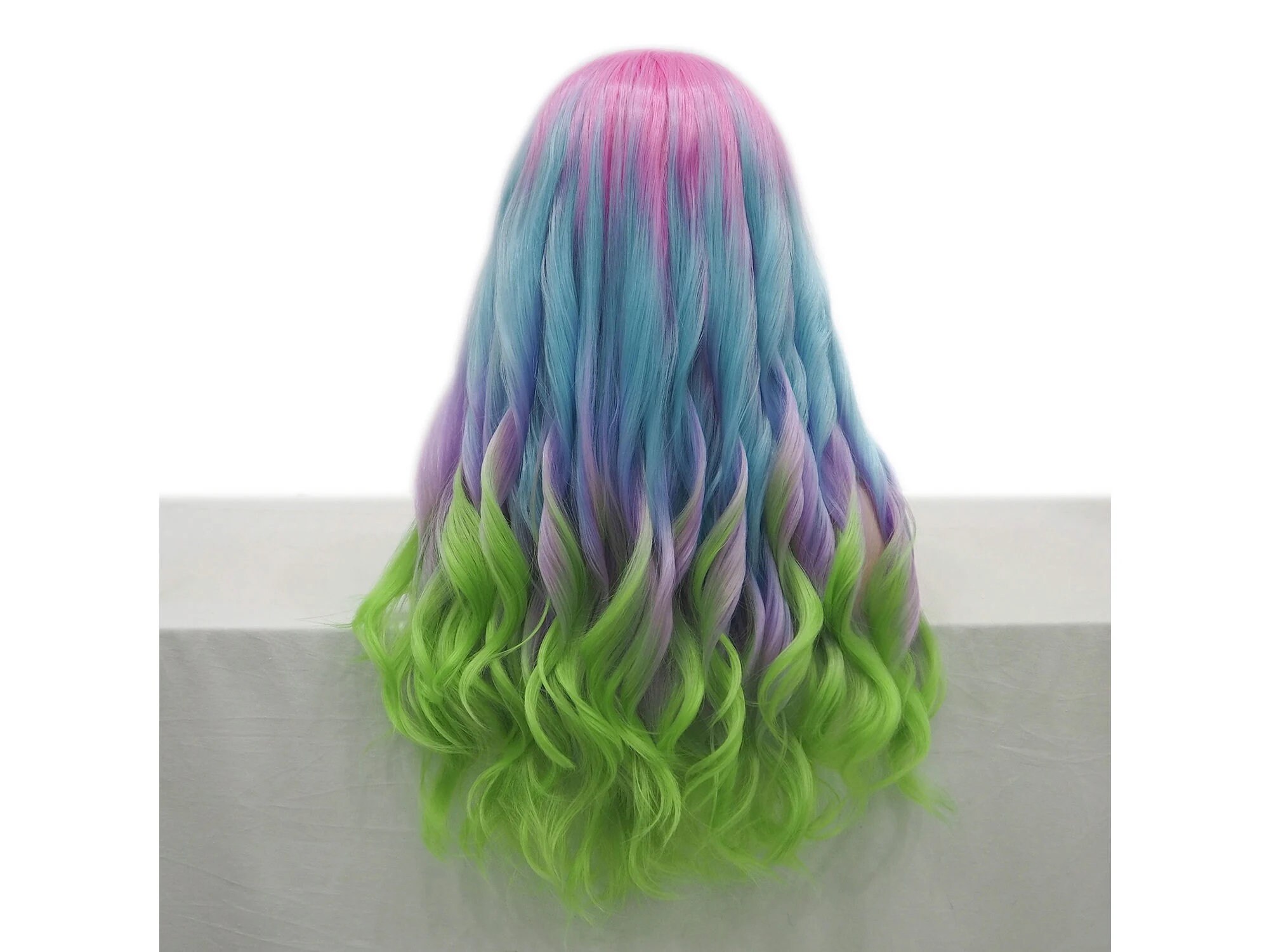 26” Multi-Colored Rainbow Lace Front Wigs Rainbow Lace Front Wig: 26 main image 2