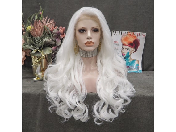 Long white clearance costume wig