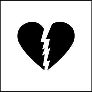 Broken Heart/Heart Broken Vinyl Decal