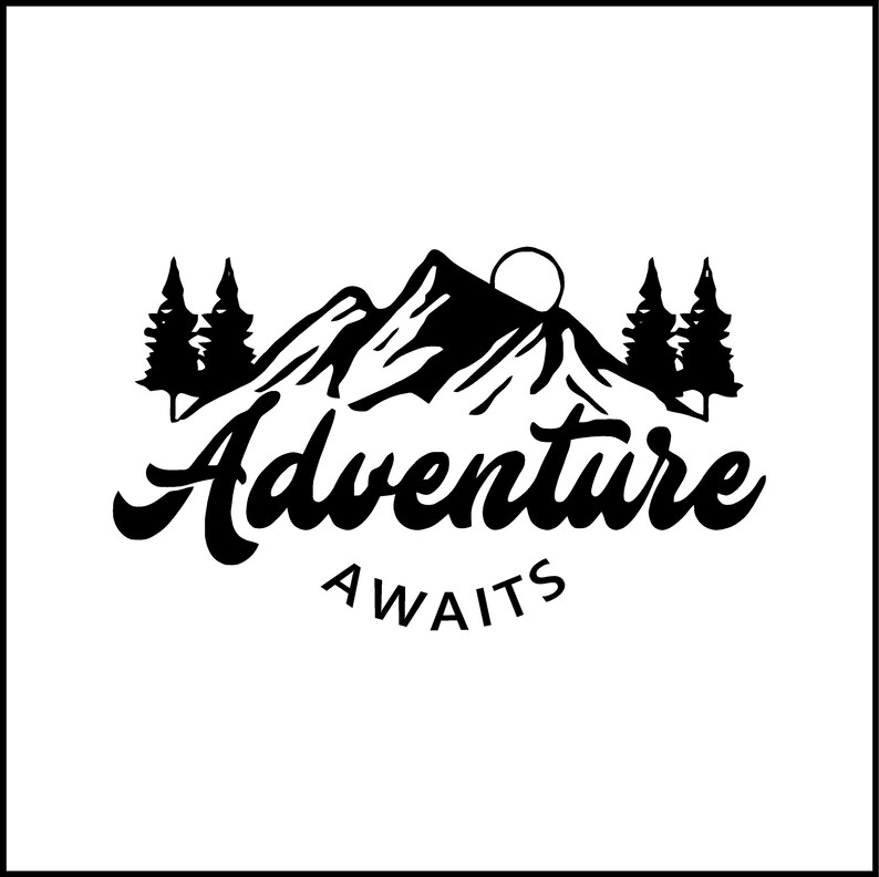 Adventure Awaits Vinyl Decal - Etsy