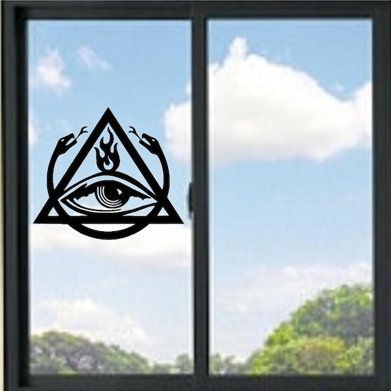 All Seeing Eye Order of the Triad Symbol Vinyl Decal - Etsy