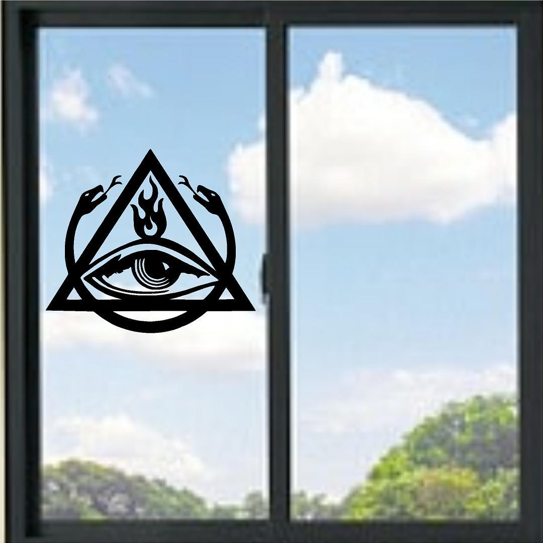 All Seeing Eye Order of the Triad Symbol Vinyl Decal - Etsy Finland
