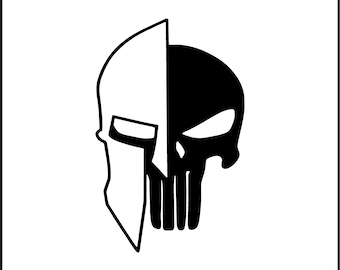 Punisher 'Blut Zerstört' Autoaufkleber - 20 Cm, Hochleistungsfolie, Für Lack, Scheibe, Wand