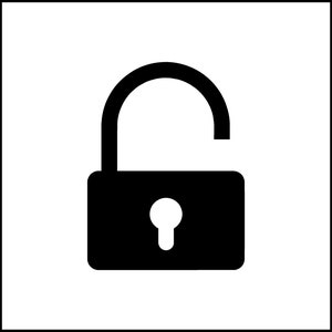 Un Locked Lock Vinyl Decal/sticker for Laptop/car/truck/rv/motorhome ...