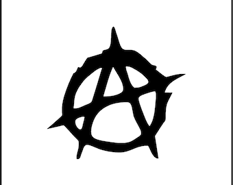 Anarchy Symbol/Logo Vinyl Decal