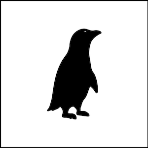 Penguin Vinyl Decal