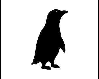 Penguin Vinyl Decal/Sticker for Laptop/Car/Truck/RV/Motorhome/Windows