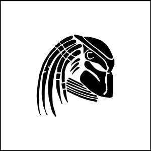 Predator Movie Silhouette Vinyl Decal