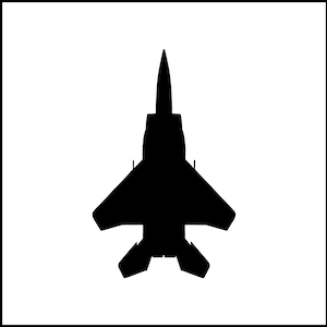 Fighter Jet Vinyl Decal