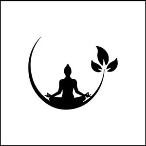 Yoga/Yogi Meditieren Meditation #2 Vinyl Aufkleber