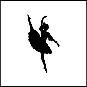 Ballet Dancer Vinyl Decal