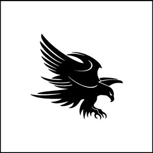 Eagle Flying #2 Vinyl Decal