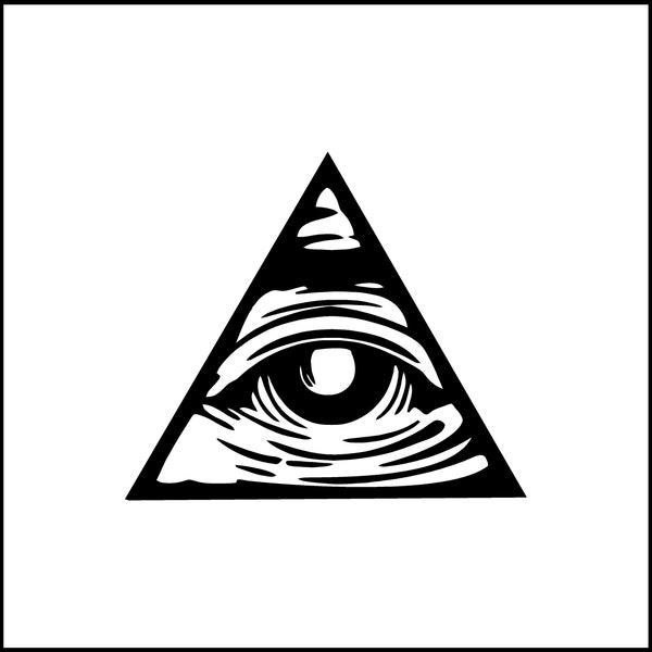 All Seeing Eye Dollar Bill Symbol Vinyl  Decal/Sticker for Laptop/Car/Truck/RV/Motorhome/Windows