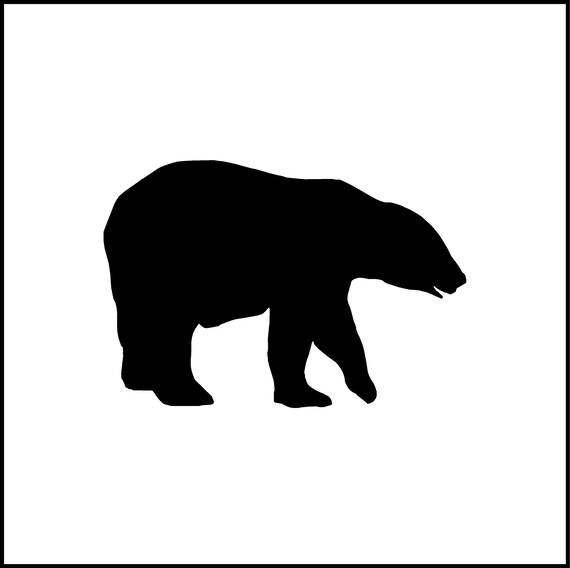 Bear Decal, Bear Sticker, Polar Bear Stickers, Mama Bear, Bear Wall Decals,  Laptop, Car, Window