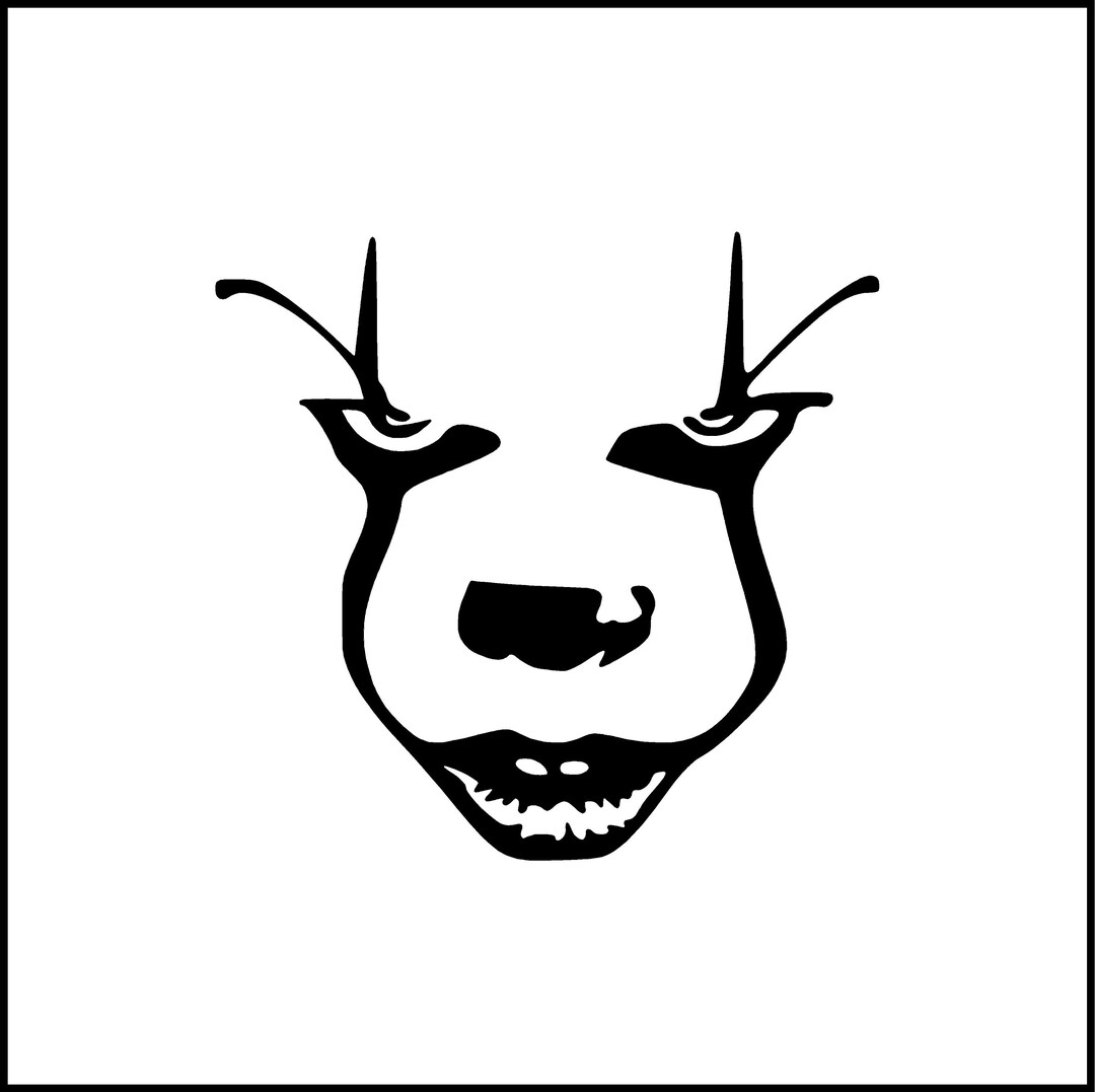 Pennywise Clown Vinyl Decal/sticker for Laptop/car/truck/rv/motorhome