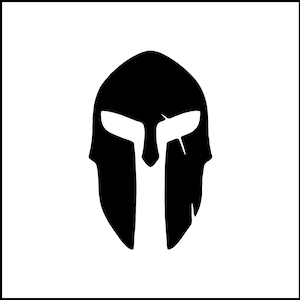 Spartan Sparta Warrior Fighter Helmet Vinyl Decal