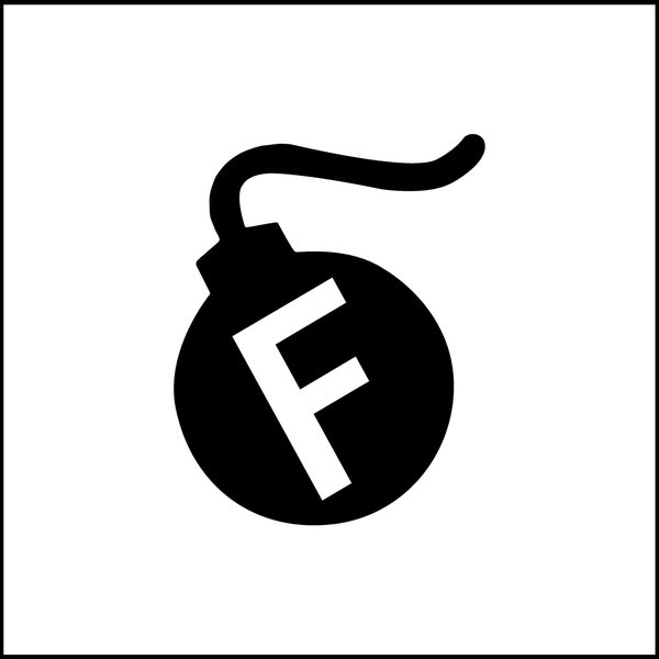 F Bomb Vinyl  Decal/Sticker for Laptop/Car/Truck/RV/Motorhome/Windows