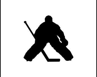 Vinylsticker keeper hockey