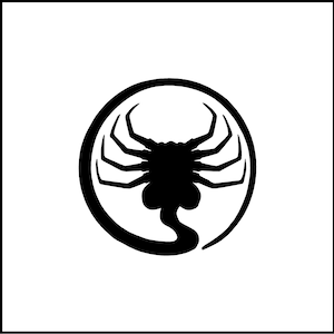 Alien Baby Movie Symbol Silhouette Vinyl Decal