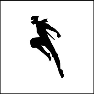 Ninja Leaping Vinyl Decal