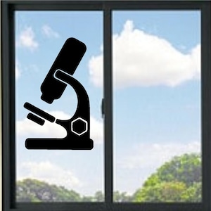 Microscope Vinyl Decal