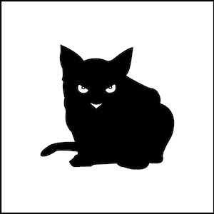 Angry Cat/Kitten Vinyl Decal