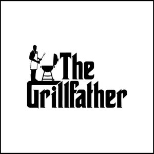 The Grill-Father #2 BBQ Vinyl Decal