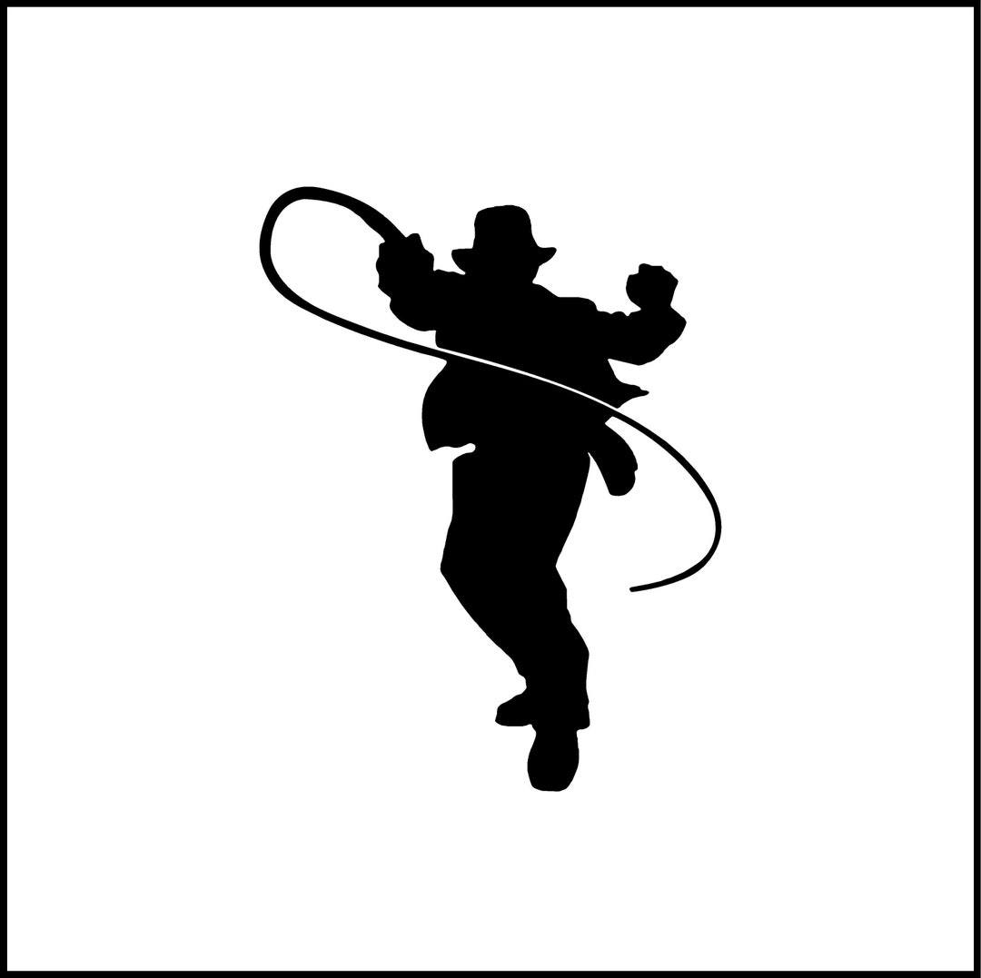 Indiana Jones Whip Silhouette Vinyl Decal/sticker for Laptop/car/truck ...