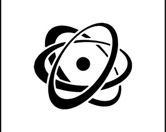 Chemical Science Atom Symbol Vinyl Decal