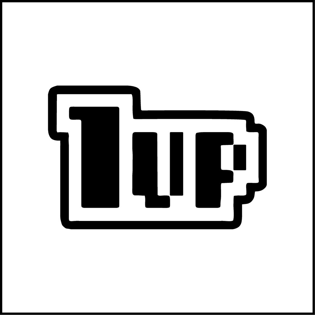 1 up Retro Vinyl Decal/sticker for Laptop/car/truck/rv/motorhome ...
