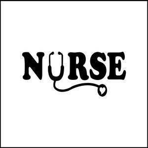 Nurses and Stethoscope Vinyl Decal