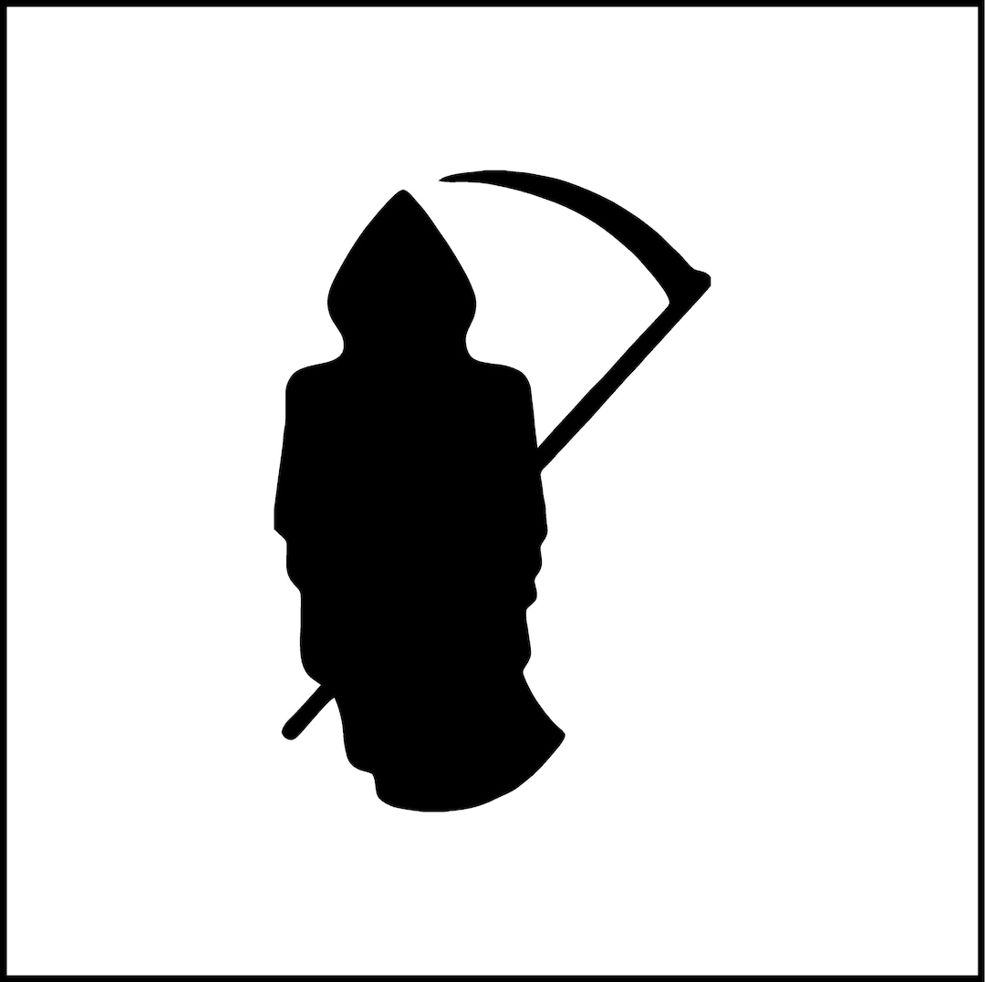 Reaper Secel Grim Reaper Silhouette Vinyl Decal - Etsy