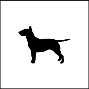 Bull Terrier Dog Vinyl Decal