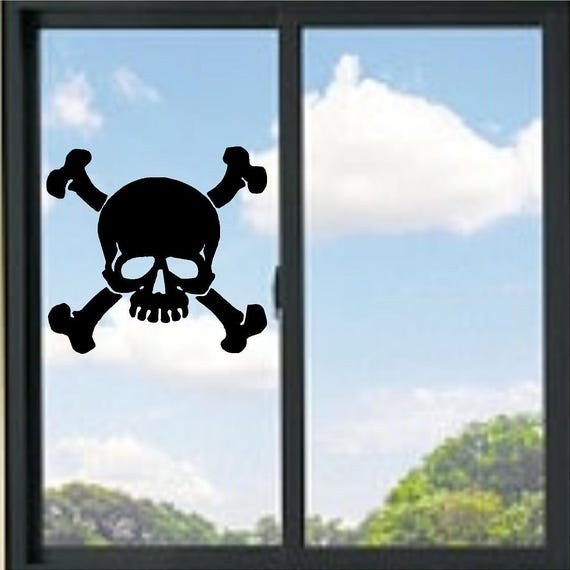 SKULL & CROSSBONES PUB 40cm×60cm ウッドサイン Skull and Cross Bones Vinyl Decal - Etsy