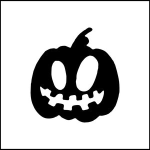 Pumpkin Jack O Lantern #2 Vinyl Decal