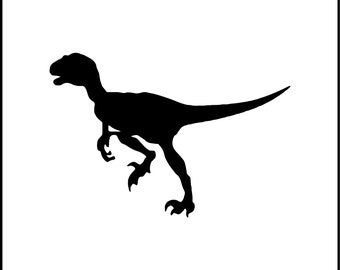 Velociraptor Dinosaur Vinyl Decal/Sticker for Laptop/Car/Truck/RV/Motorhome/Windows