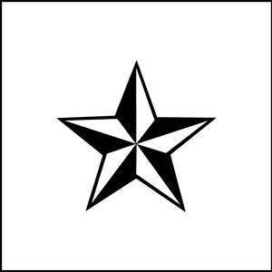 Nautical Star Symbol/Logo Vinyl Decal