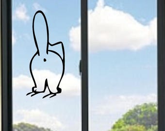 Cat Butt Funny Vinyl Decal